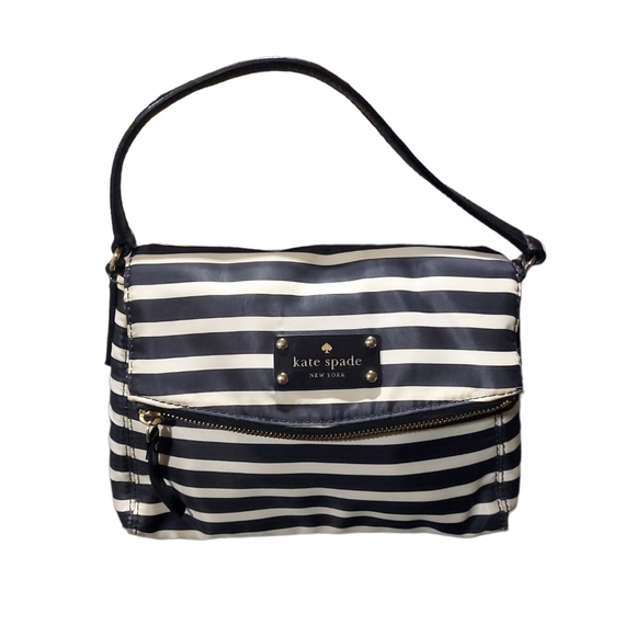 Vintage Kate Spade Striped Handbag - Picture 2 of 9
